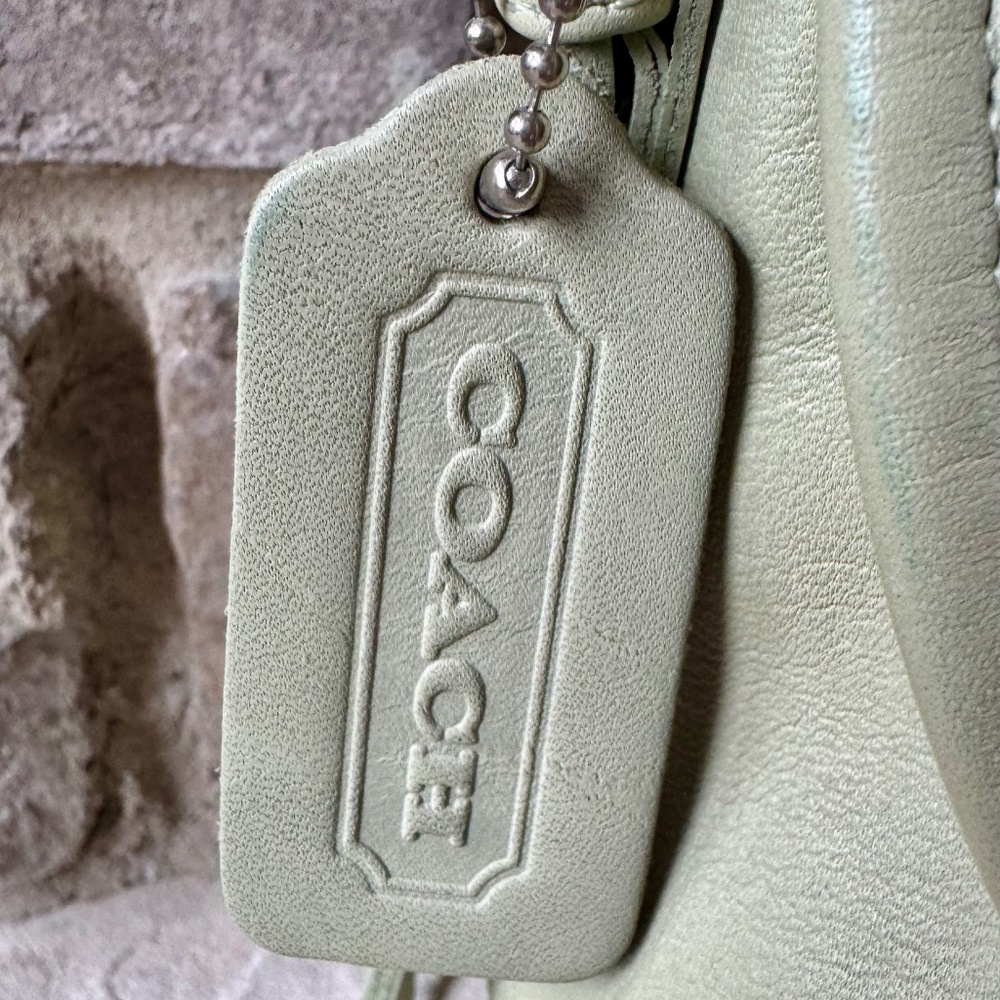 Vintage Coach Soho 4108 Rare Pistachio Small Flap Bag - Picture 9 of 13
